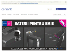 Tablet Screenshot of cersanit.ro